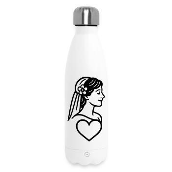 Die Braut - Thermosflasche 500 ml - Weiß - Vorne