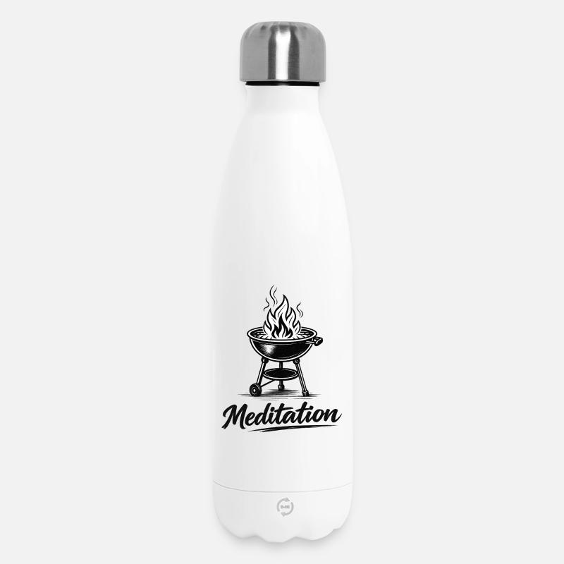 Méditation - Bouteille isotherme 500 ml - blanc
