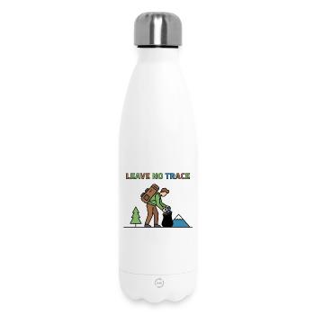 Leave No Trace | Wandern & Umweltschutz - Thermosflasche 500 ml - Weiß - Vorne