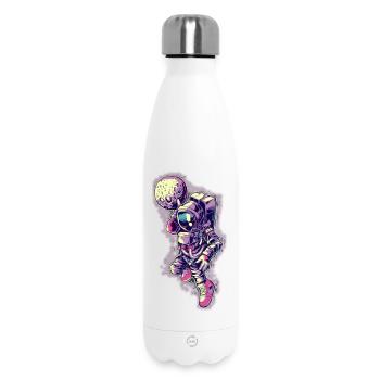 Astronaut to the moon - Insulated Water Bottle 500 ml - white - Front