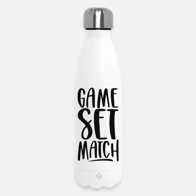 Spielsatz Spiel - Thermosflasche 500 ml - Weiß