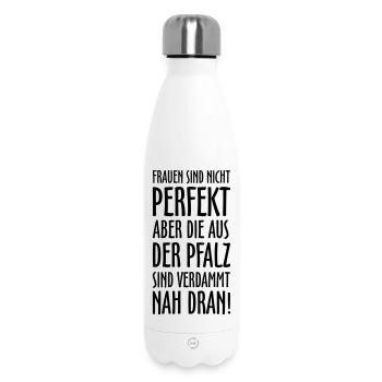 Pfälzer Frauen aus der Pfalz - Thermosflasche 500 ml - Weiß - Vorne