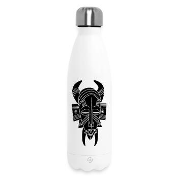 African Black Demon - Insulated Water Bottle 500 ml - white - Front
