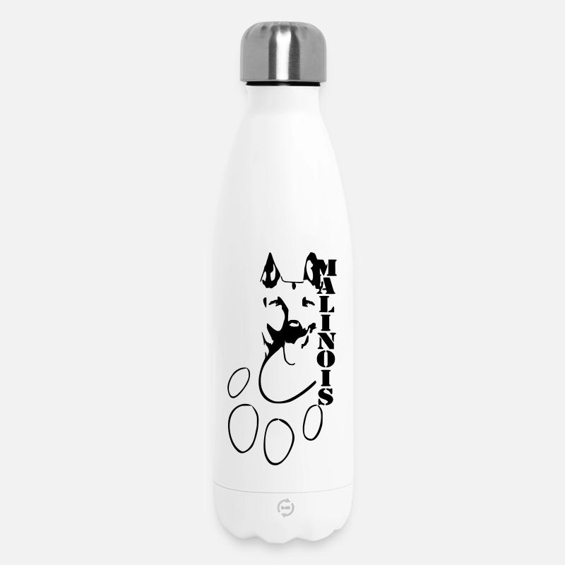 Malinois - Bouteille isotherme 500 ml - blanc