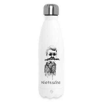 Nietzsche - Insulated Water Bottle 500 ml - white - Front