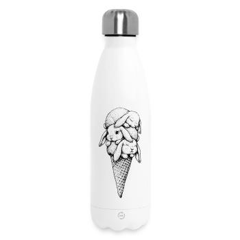 Häschen Eiscreme - Thermosflasche 500 ml - Weiß - Vorne