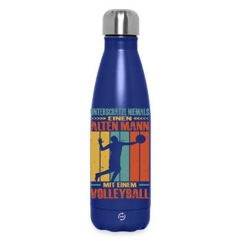 Volleyball Coach Gifts Volleyball Players - Insulated Water Bottle 500 ml - dark blue  - Front