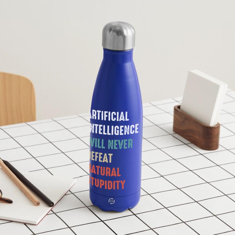 Funny Artificial Intelligence Machine Learning AI Insulated Water Bottle 500 ml
