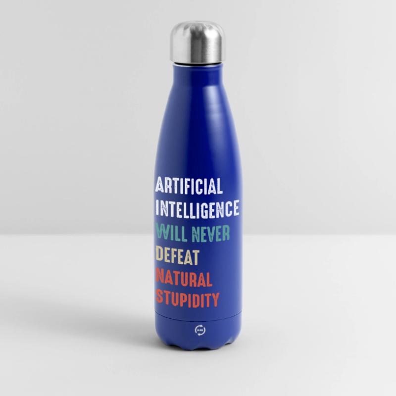 Funny Artificial Intelligence Machine Learning AI Insulated Water Bottle 500 ml