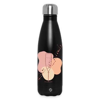 Sparkling wine lover Sparkling Aura - Insulated Water Bottle 500 ml - black - Front