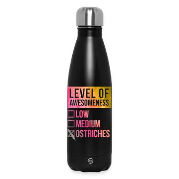 autruche - Bouteille isotherme 500 ml - noir - Devant