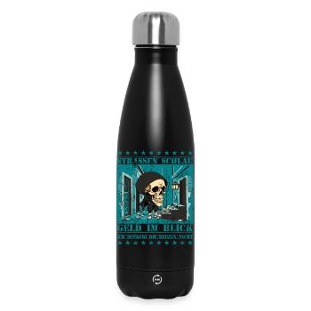 Crâne de rue - Bouteille isotherme 500 ml - noir - Devant