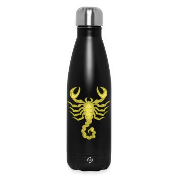 Sternzeichen Skorpion - Thermosflasche 500 ml - Schwarz - Vorne