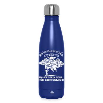 Votre ange gardien officiel sécurise votre argent - Bouteille isotherme 500 ml - bleu foncé  - Devant