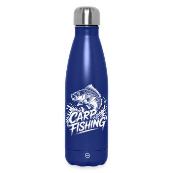 Pêche à la carpe - Bouteille isotherme 500 ml - bleu foncé  - Devant