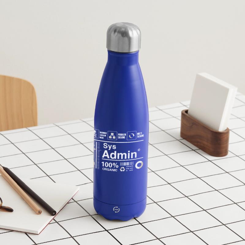 Sys Admin Programming Computer Nerd pc Board cpu Insulated Water Bottle 500 ml