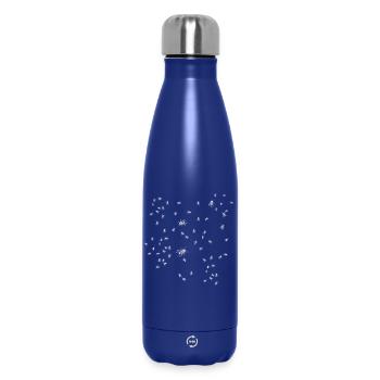Flies - Insulated Water Bottle 500 ml - dark blue  - Front