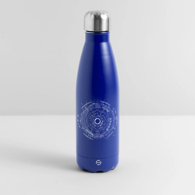 computer c-base stern space cpu nerd pc coder star Thermosflasche 500 ml