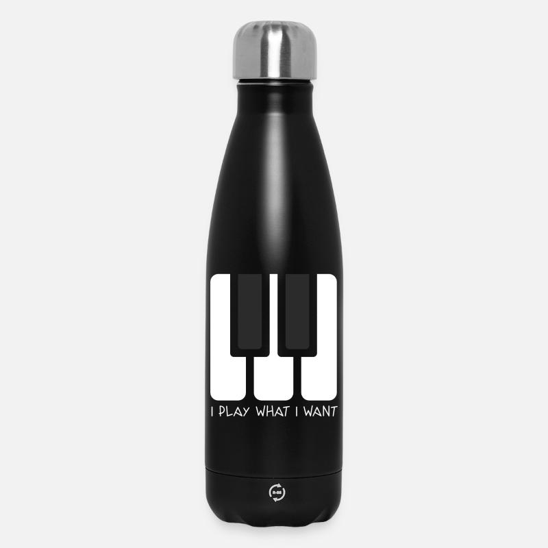JE JOUE CE QUE JE VEUX - Bouteille isotherme 500 ml - noir
