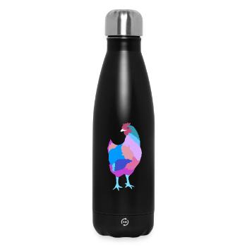 Chicken hen - Insulated Water Bottle 500 ml - black - Front