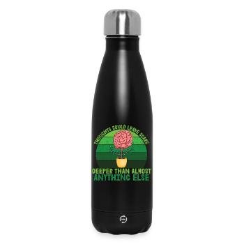 Les pensées en matière de santé mentale pourraient laisser des cicatrices - Bouteille isotherme 500 ml - noir - Devant