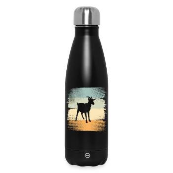 Goat - Insulated Water Bottle 500 ml - black - Front