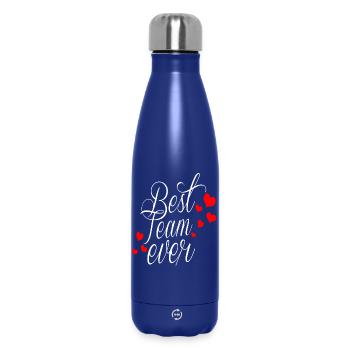 BEST TEAM EVER - Insulated Water Bottle 500 ml - dark blue  - Front