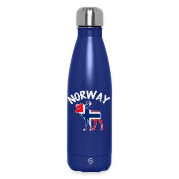 Norvège - Bouteille isotherme 500 ml - bleu foncé  - Devant