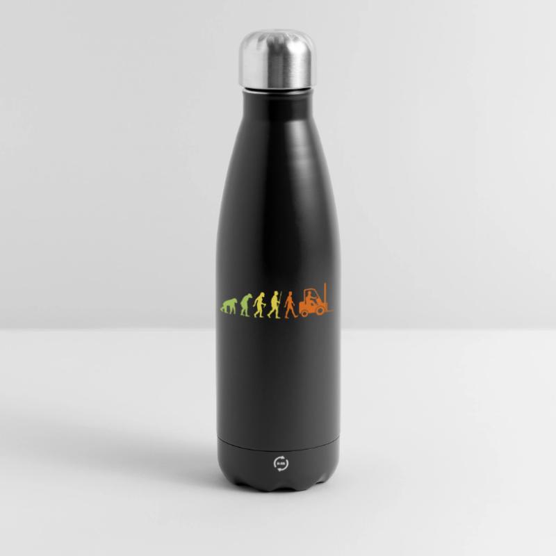 Evolution to a forklift worker Insulated Water Bottle 500 ml
