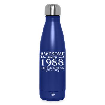 1988 - Insulated Water Bottle 500 ml - dark blue  - Front