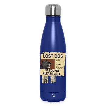 Missing Hellhound - Insulated Water Bottle 500 ml - dark blue  - Front