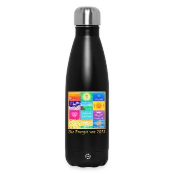 JahresBild Energie von 2023 Sonja Ariel von Staden - Insulated Water Bottle 500 ml - black - Front