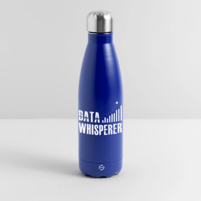 Data Whisperer Science Analyst Software Engineer Insulated Water Bottle 500 ml
