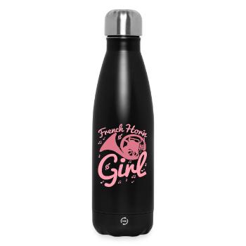 Waldhorn Mädchen - Thermosflasche 500 ml - Schwarz - Vorne