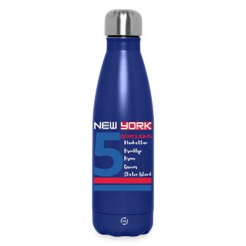 New York City Five Boroughs Love New York Bronx - Insulated Water Bottle 500 ml - dark blue  - Front