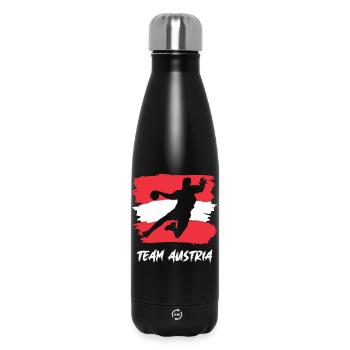 Handball Team Austria - Insulated Water Bottle 500 ml - black - Front
