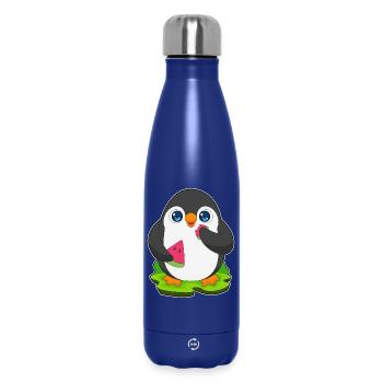 Pinguin Wassermelone  - Thermosflasche 500 ml - Dunkelblau  - Vorne