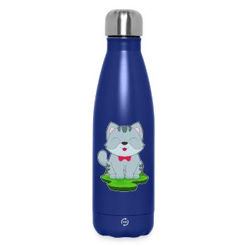 Arc de chat - Bouteille isotherme 500 ml - bleu foncé  - Devant