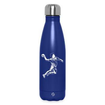 Croquis d’amant de handball - Bouteille isotherme 500 ml - bleu foncé  - Devant