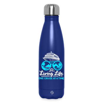 Kreuzfahrtschiff Kreuzfahrt - Thermosflasche 500 ml - Dunkelblau  - Vorne