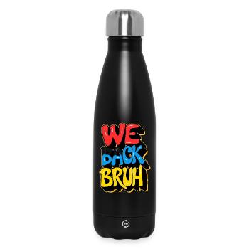 L’école est de retour, nous sommes de retour - Bouteille isotherme 500 ml - noir - Devant