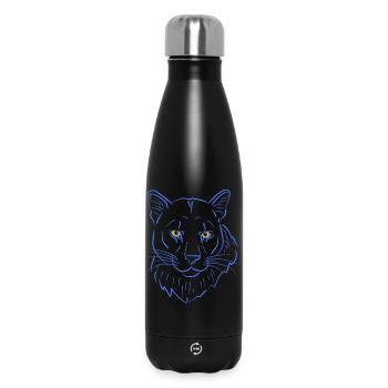 Bergloewe predator - Insulated Water Bottle 500 ml - black - Front