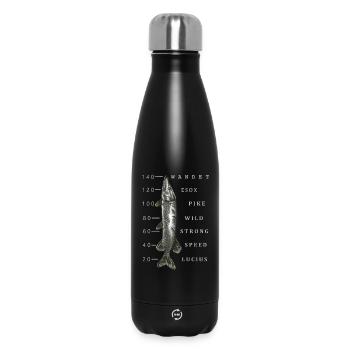 Big Pike - Insulated Water Bottle 500 ml - black - Front