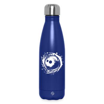 Boule de bowling - Bouteille isotherme 500 ml - bleu foncé  - Devant