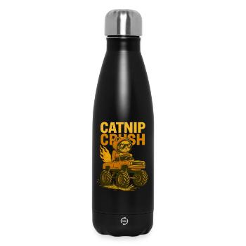 Monstertruck Katze - Thermosflasche 500 ml - Schwarz - Vorne