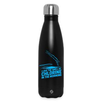 Diving diving board - Insulated Water Bottle 500 ml - black - Front
