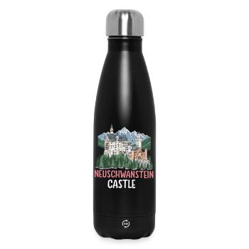 Château de Neuschwanstein - Bouteille isotherme 500 ml - noir - Devant