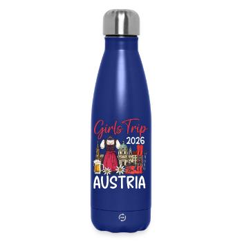 Voyage entre filles 2026 en Autriche - Bouteille isotherme 500 ml - bleu foncé  - Devant