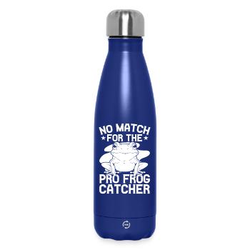 Frog Catcher n’a pas de poids face à la grenouille - Bouteille isotherme 500 ml - bleu foncé  - Devant