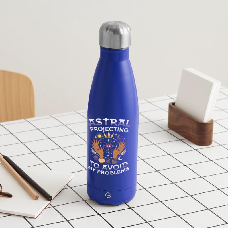 Astral Projecting To Avoid My Problems Esotericism Insulated Water Bottle 500 ml